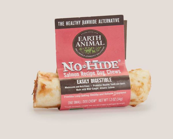 Picture of Earth Animal Dog - No Hide Salmon One Small Chew 34g