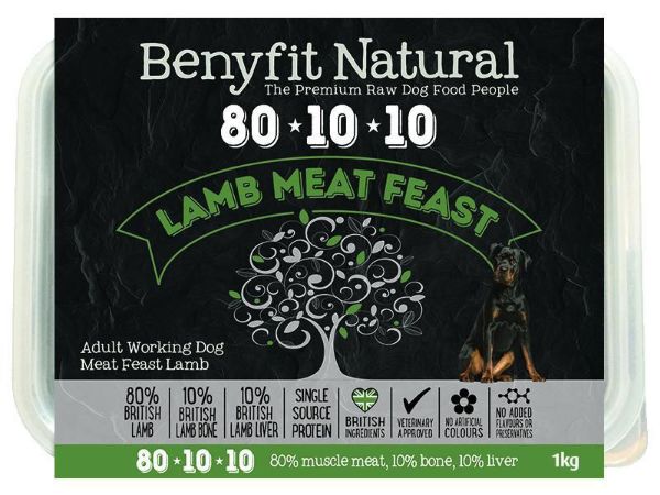 Picture of Benyfit Dog - Natural Lamb Meat Feast 80*10*10 1kg