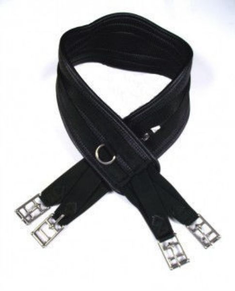 Picture of Harry Dabbs Curved Waffle Girth Black