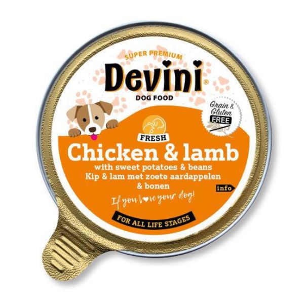 Picture of Devini Dog Food Chicken & Lamb 85g