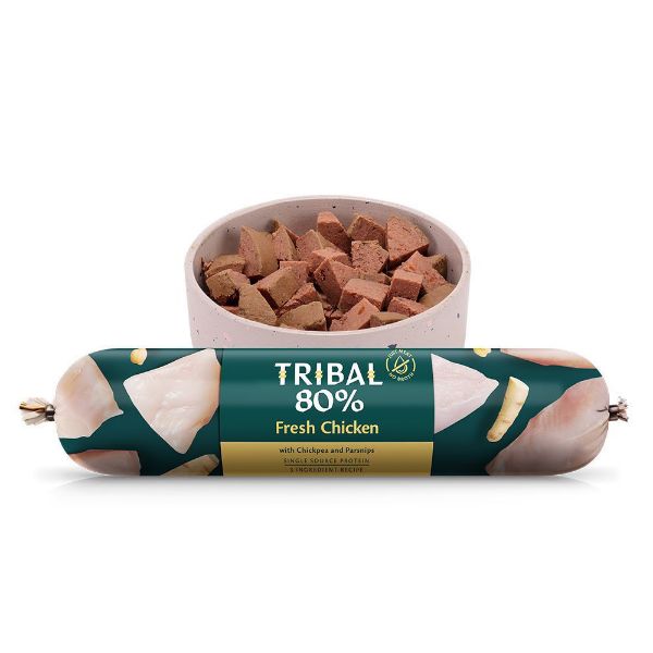 Picture of Tribal 80% Gourmet Sausage Complete Wet Food Chicken 750g