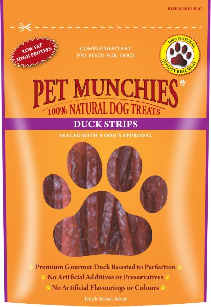 Picture of Pet Munchies Dog Treats- Duck Strips 320g