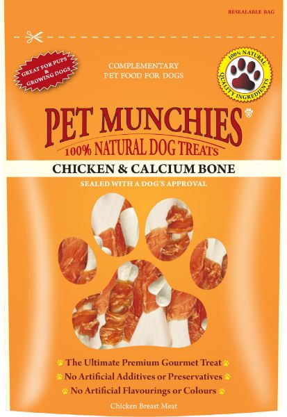 Picture of Pet Munchies Dog Treats - Chicken & Calcium Bones 100g