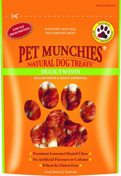 Picture of Pet Munchies Dog Treats - Duck Twists 80g