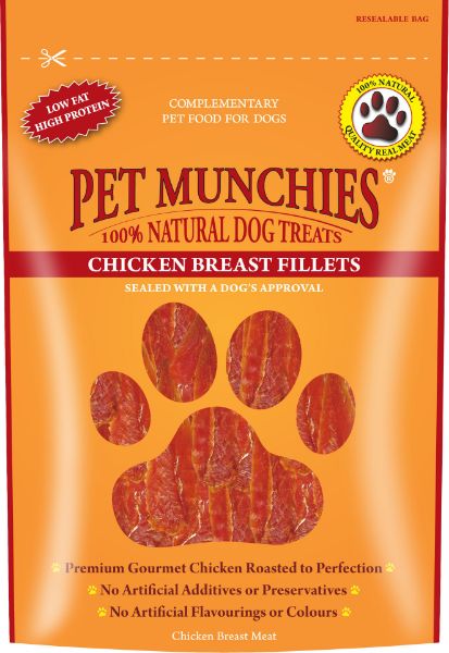 Picture of Pet Munchies Dog Treats- Chicken Breast Fillets 100g