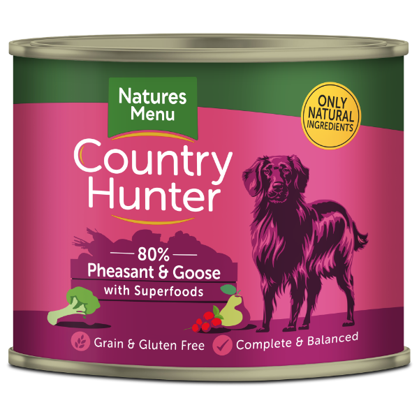 Picture of Natures Menu Dog - Country Hunter Cans Pheasant & Goose With Superfoods 600g