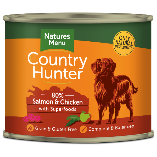 Picture of Natures Menu Dog - Country Hunter Cans  Salmon & Chicken With Superfoods 600g