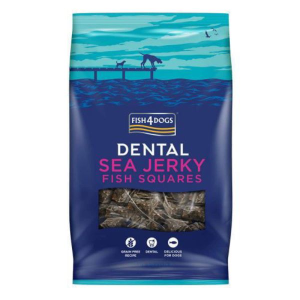 Picture of Fish 4 Dogs Dog - Sea Jerky Squares 100g
