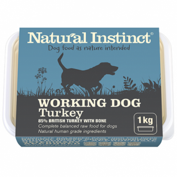 Picture of Natural Instinct Dog -  Working Dog Turkey 1kg