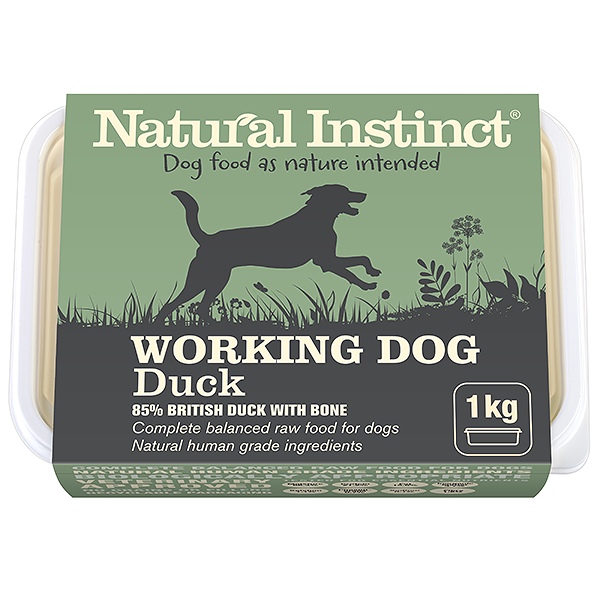 Picture of Natural Instinct Dog - Working Dog Duck 1kg