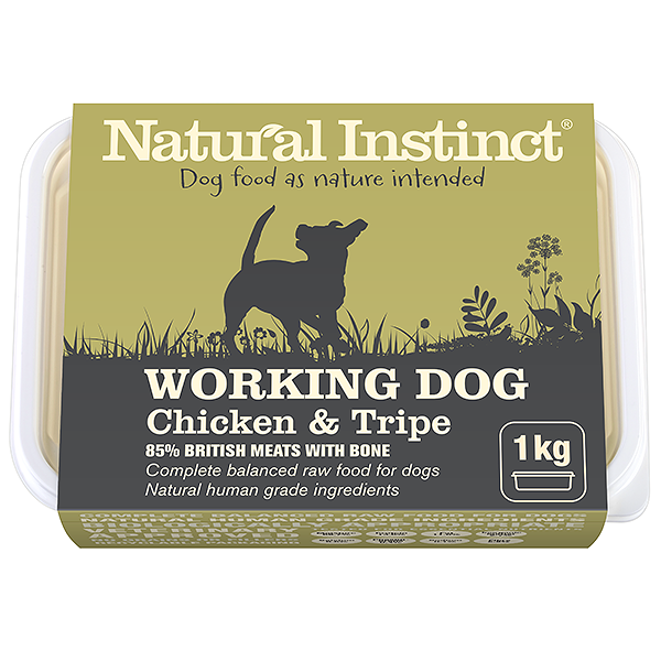 Picture of Natural Instinct Dog - Working Dog Chicken & Tripe 1kg