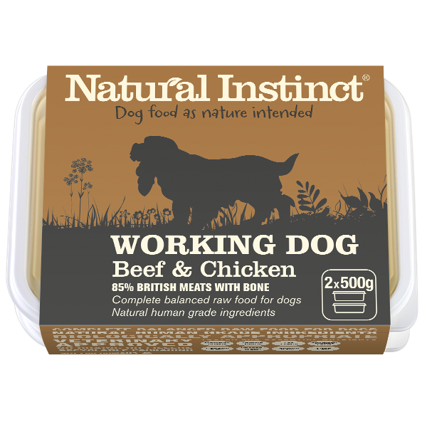 Picture of Natural Instinct Dog - Working Dog Beef & Chicken 1kg