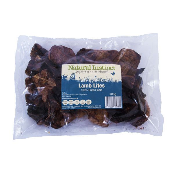 Picture of Natural Instinct Dog - Lamb Lites 200g