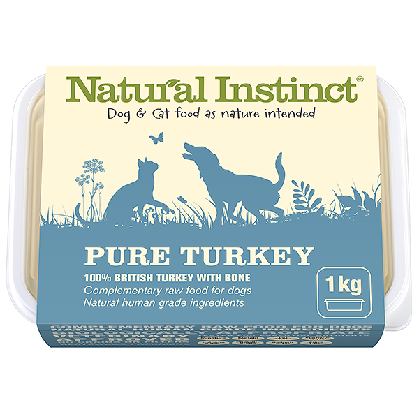 Picture of Natural Instinct Dog -  Pure Turkey 1kg