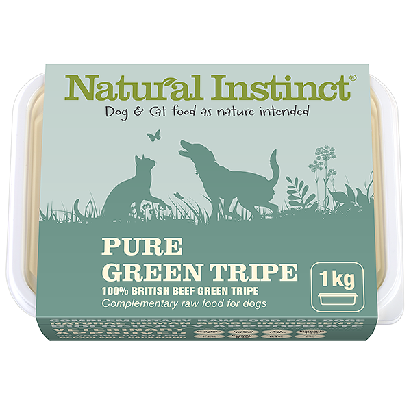 Picture of Natural Instinct Dog & Cat  - Pure Green Tripe 1kg