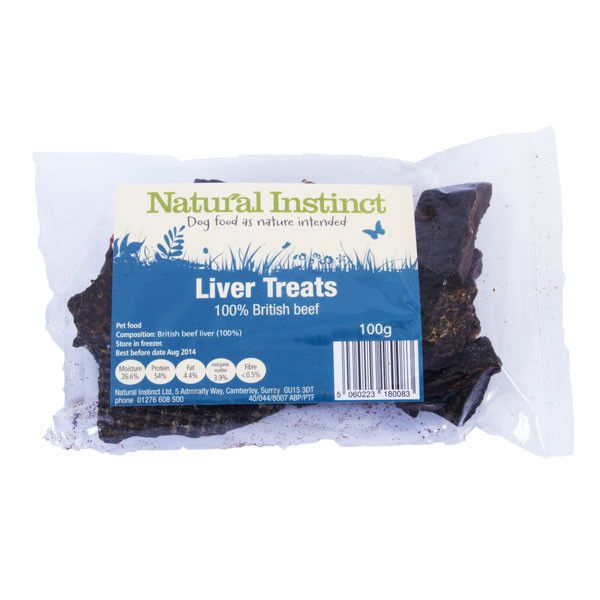 Picture of Natural Instinct Dog - Liver Treats 100g