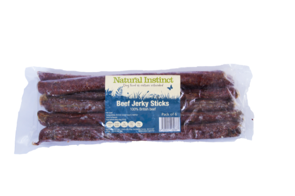 Picture of Natural Instinct Dog - Beef Jerky Sticks