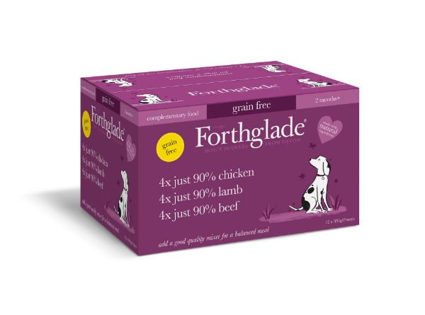Picture of Forthglade Dog - Just Grain Free Chicken, Lamb & Beef 12x395g