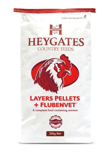 Picture of Heygates Layers Pellets + Flubenvet 20kg
