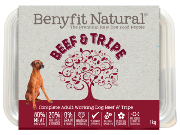 Picture of Benyfit Dog - Natural Beef & Tripe 500g