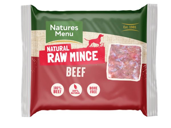 Picture of Natures Menu Dog - Frozen Just Mince Beef 400g