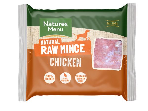 Picture of Natures Menu Dog - Frozen Just Mince Chicken 400g