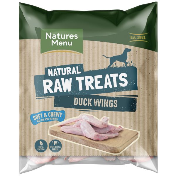 Picture of Natures Menu Dog - Natural Raw Treats Duck Wings 6 pack