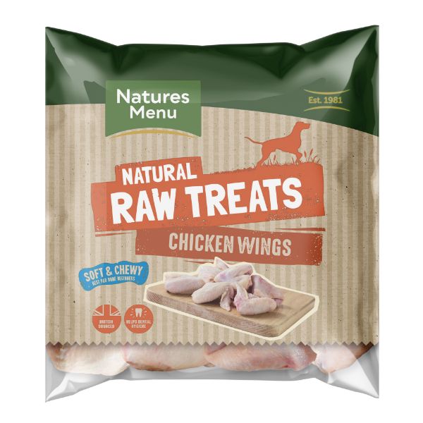 Picture of Natures Menu Dog - Natural Raw Treats Chicken Wings 1kg