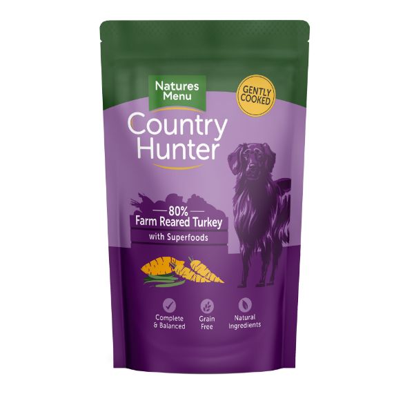 Picture of Natures Menu Dog - Country Hunter Farm Reared Turkey With Superfoods 150g 