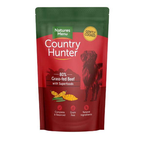 Picture of Natures Menu Dog - Country Hunter Grass Fed Beef With Superfoods 150g
