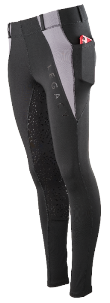 Picture of Legacy Ladies Riding Tights Black / Grey