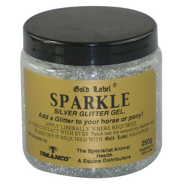 Picture of Gold Label Sparkle Glitter Gel Silver 250ml