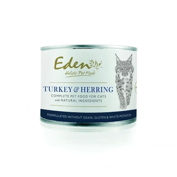 Picture of Eden Cat - Turkey & Herring Cat Tin 200g