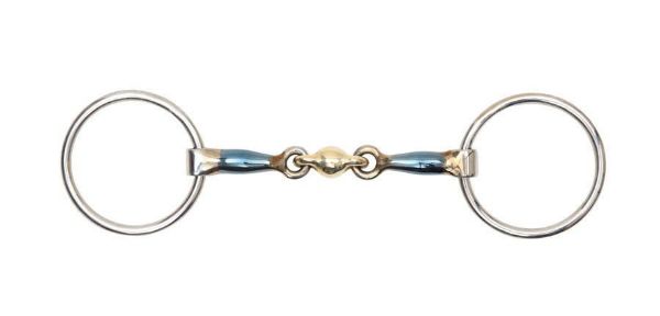 Picture of Shires Blue Sweet Iron Loose Ring With Lozenge Snaffle