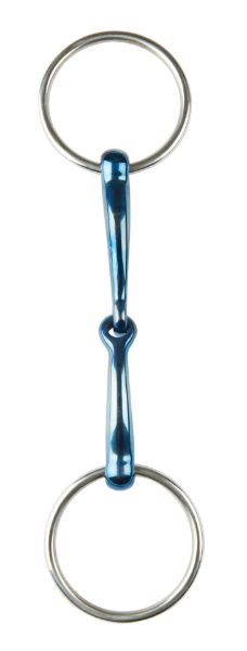 Picture of JP Korsteel Blue Steel Jointed Loose Ring Snaffe Bit