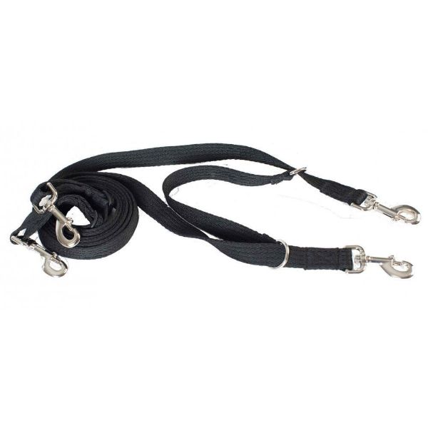 Picture of Cameo Equine Grass Reins Black