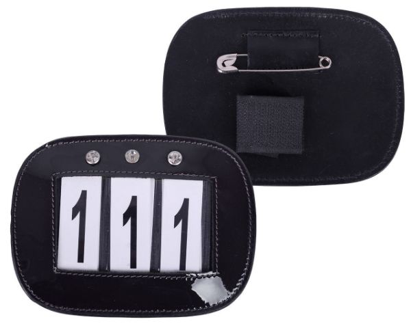 Picture of QHP Number Holder Black Diamonte