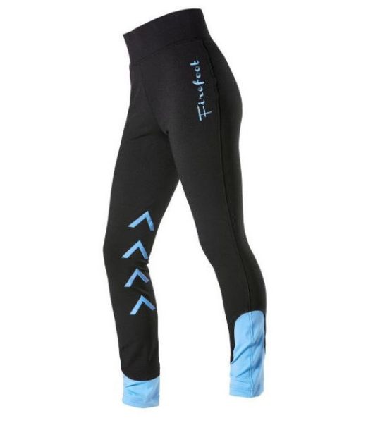Picture of Firefoot Kids Ripon Breeches Black/Sky Blue