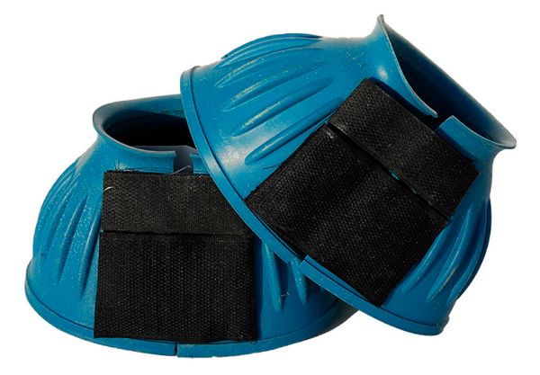 Picture of Rhinegold Velcro Over Reach Boots Turquoise