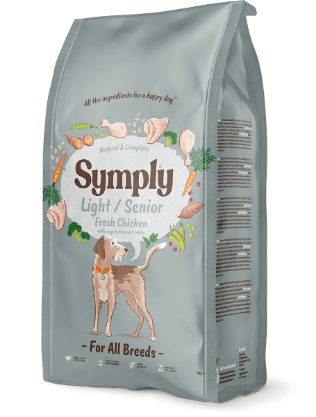 Picture of Symply Dog - Adult Light / Senior Chicken 12kg