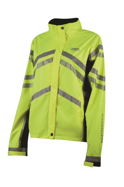 Picture of Weatherbeeta Reflective Lightweight Waterproof Jacket Hi Vis Yellow