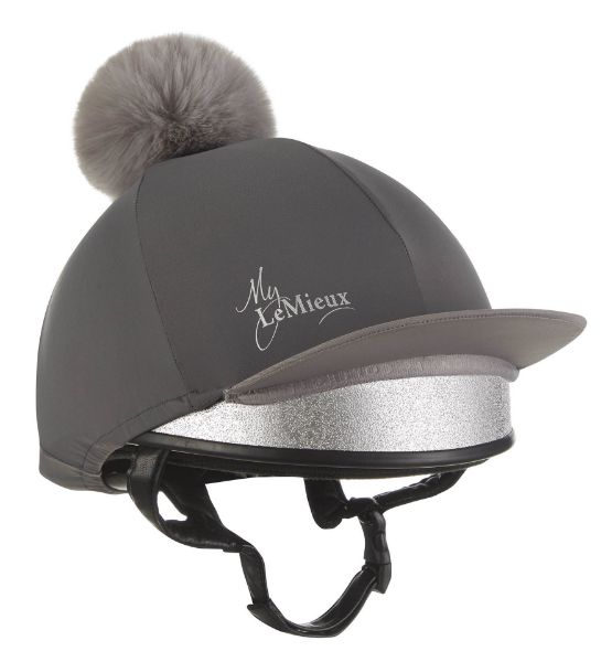 Picture of Le Mieux Pom Pom Hat Silk Slate Grey