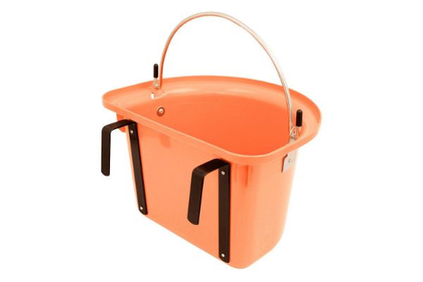 Picture of Perry 12 Litre Hook Over Portable Manger With Handle Orange