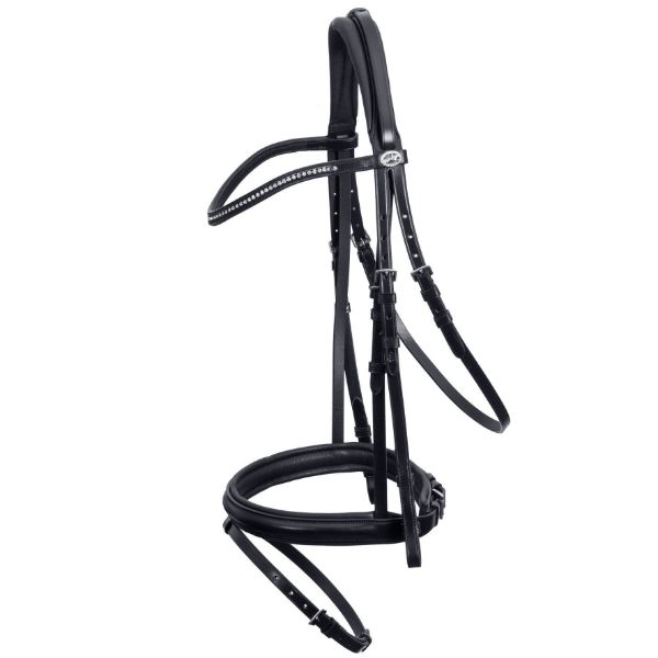 Picture of Schockemohle Oslo Classic Line Bridle Black/Silver