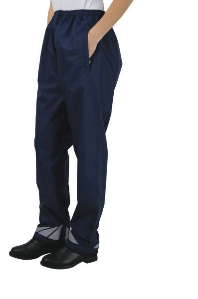 Picture of Hy Equestrian Kids Waterproof Trousers Navy
