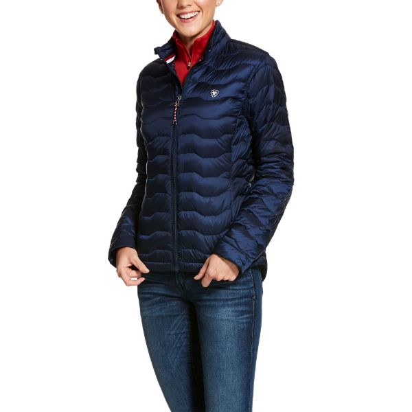 Picture of Ariat Womens Ideal 3.0 Down Jacket Navy