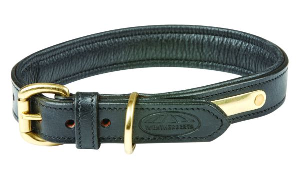 Picture of Weatherbeeta Padded Leather Dog Collar Black