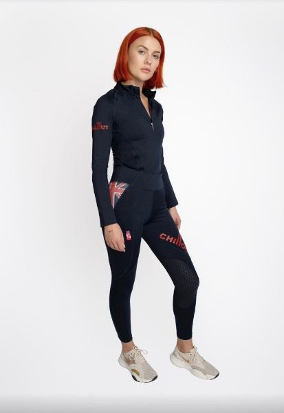 Picture of Chillout Extreme Union Jack Base Layer Navy / Red White