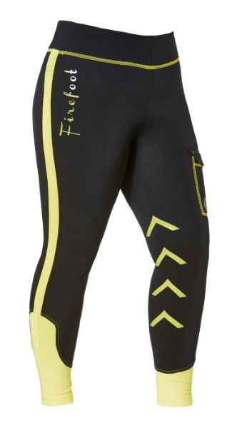 Picture of Firefoot Ladies Ardsley Winter Breeches Black/Yellow