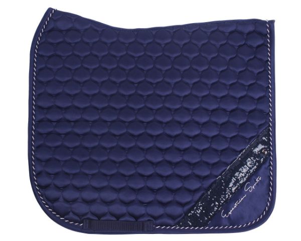 Picture of QHP Saddle Pad Brilliance Blueberry D Full
